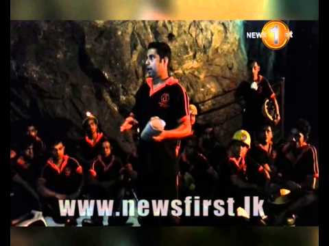sirasa newsfirst - Miners protest underground 22092014