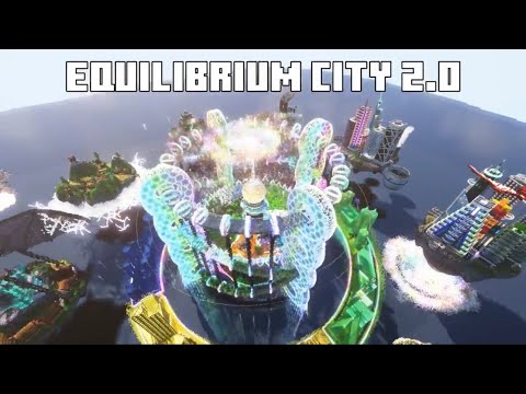 1ButteredCatty - [Time Lapse | 500 Hours Minecraft Build] Equilibrium City II