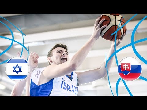 Israel v Slovakia - Full Game - Class Game 9-16 - FIBA U18 European Championship Division B 2018