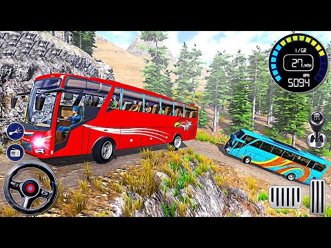Uphill Bus Driving Game 3D - Offroad Coach Bus Driver Simulator | Android Gameplay
