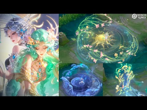 Honor of Kings x Alphonse Mucha（Diaochan）New Skin｜Novo Visual｜gacha