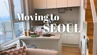 Moving to Seoul Korea | Apartment hunting, 12 House tours, Snowy Days, Cafe hopping | VLOG