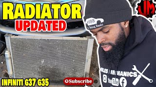 How to replace radiator infiniti G37 G35 Q40 G25 FAST