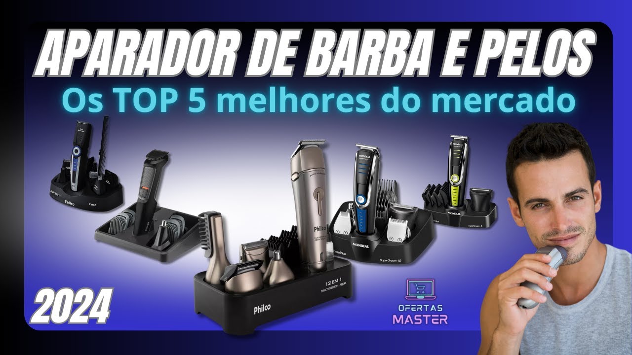 🔝TOP 5 APARADORES DE BARBA E PELOS DE 2024! 🔥💈 Melhores do Mercado!