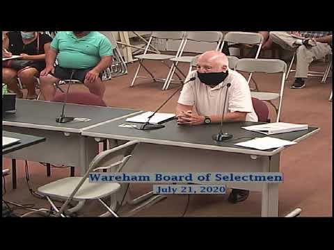 Wareham Board of Selectmen Meeting 7-21-2020
