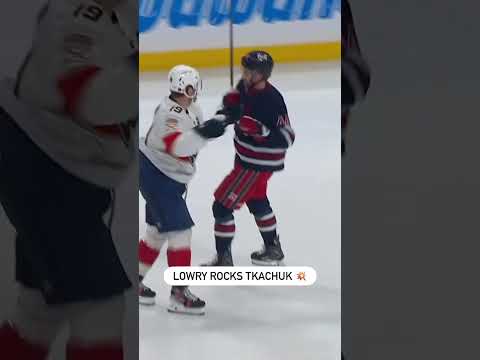 Adam Lowry Welcomes Back Matthew Tkachuk 😳