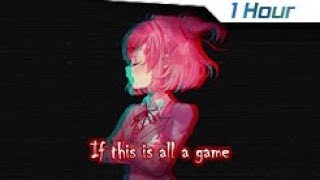 [1 Hour]【Nightcore】→ Delete Me -̗̝̘̞͔͛̐͒͂̃́̚͡ Doki Doki Literature Club!̀̓͝ || Lyrics