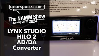 Video thumbnail for Lynx Hilo 2 AD/DA Converter - Gearspace @ NAMM 2024 by Gearspace Forum