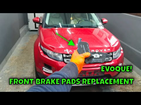 Front Brake Pads Replacement On RANGE ROVER EVOQUE!