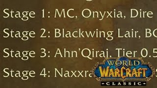 Big WoW Classic News: Progressive Raids, Content, Changes/No Changes