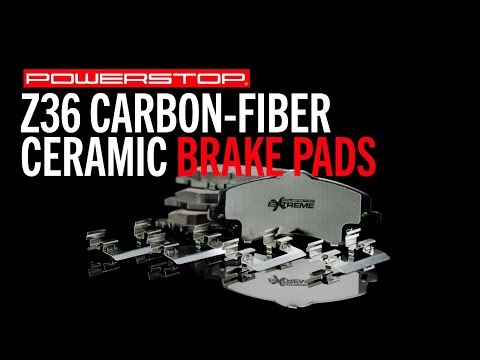 Powerstop Z36 Extreme Truck & Tow Carbon Fiber Ceramic Brake Pads | GM D154 Caliper | Z36-154
