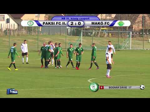 PAKSI FC II.  -  MAKÓ FC   4 - 0 (2 - 0)