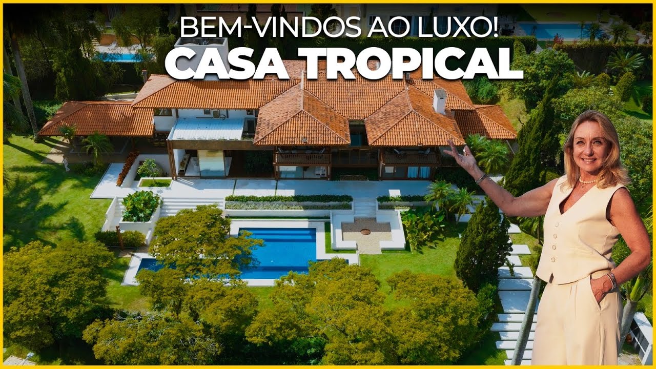 Casa com 5 suítes, terreno de 2.500 m² e vista aberta à venda no Alphaville 8