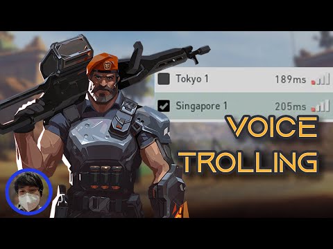 BRIMSTONE Valorant Voice Trolling in Asia Server
