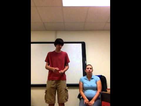 Teacher and me singing Free Falling