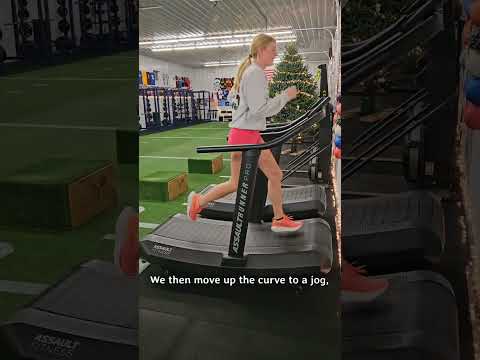 How To Get Comfortable Running On A Manual Treadmill 🏃 #shorts