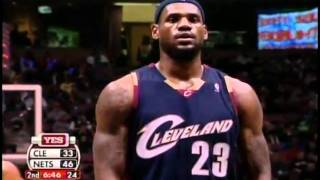 LeBron James : 42 pts,11 reb,7 ast vs NJ (03.12.2008)