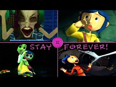 Coraline All Deaths | Game Over | Fail Cutscenes (PS2, Wii)