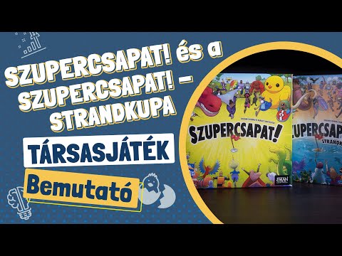 Szupercsapat! és Szupercsapat! - Strandkupa rövid játékbemutató - Gémklub