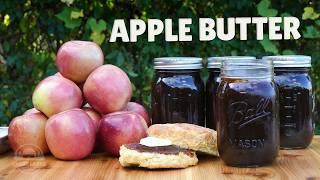 Old-Fashioned Apple Butter Canning Recipe with Brown Sugar