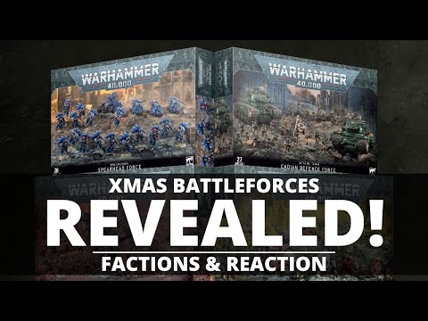 XMAS BATTLEFORCES REVEALED! FACTIONS & REACTION!