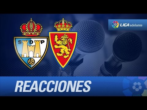Rueda de prensa de Díaz tras el SD Ponferradina (1-1) Real Zaragoza