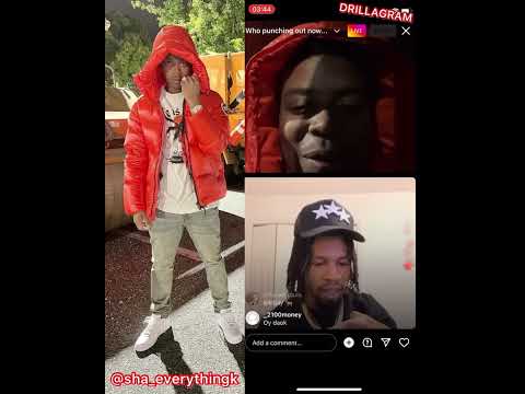 Sha EK and GS9 Fetty Luciano link up on IG live 🥷💫🔥💯