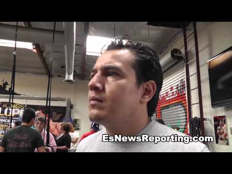 Eddie Renoso Saul Canelo Alvarez Trainer taks martinez vs chavez