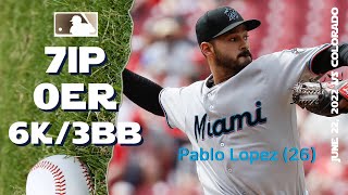 Pablo López | June 22, 2022 | MLB highlights
