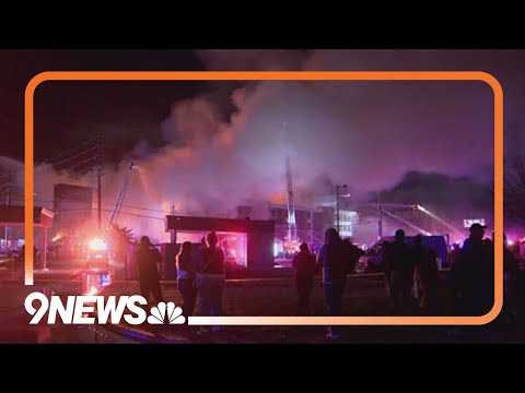 Crews continue working on Denver construction site that caught fire Friday night