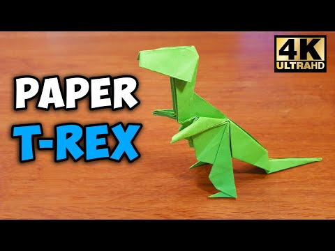 How To Make an Origami T-Rex