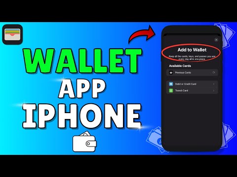 How To USE WALLET APP ON IPHONE | Setup Wallet APP On Iphone (Step by Step)