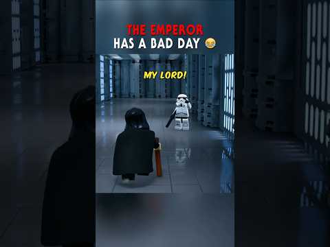 The Emperor Has a Bad Day 😂 | CSG #Shorts | #LEGOStarWarsTheSkywalkerSaga #RobotChicken #LEGO #Memes