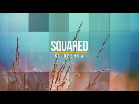 Squared Slideshow - Modern Opener - After Effects Template