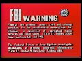 FBI Warning WorldVision Home Video 1986