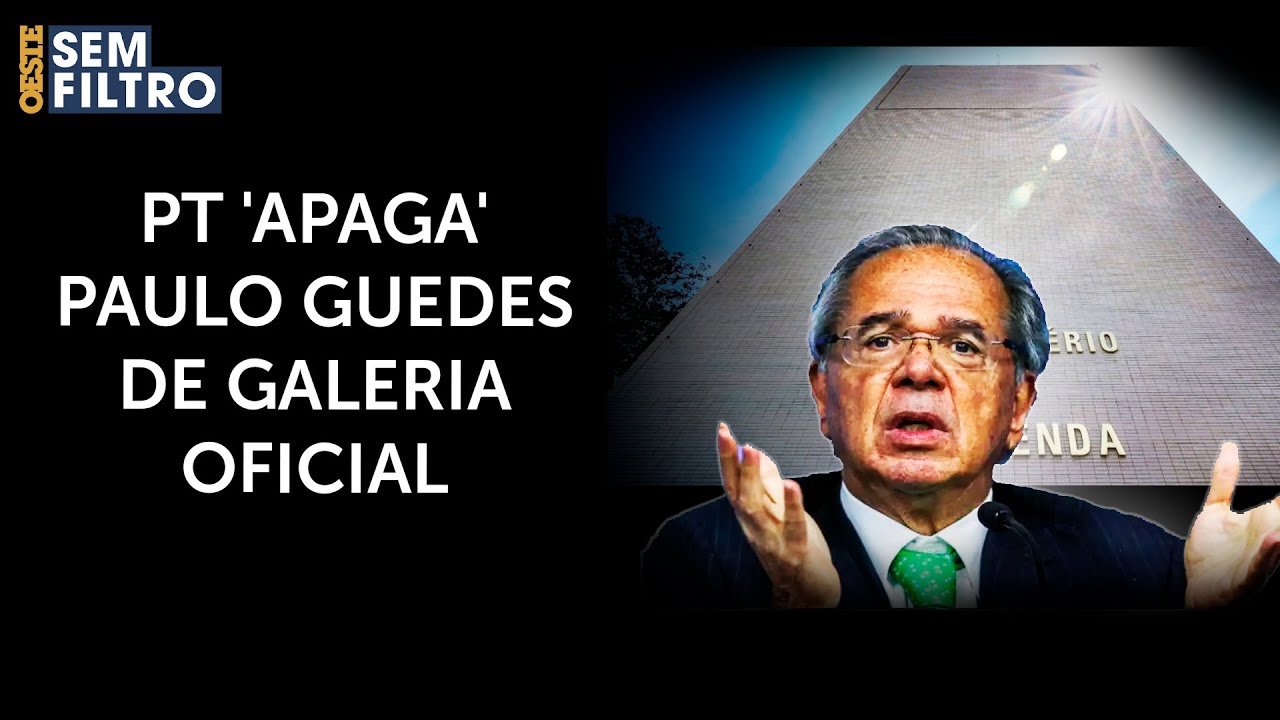 Ministério da Fazenda exclui Paulo Guedes da galeria oficial