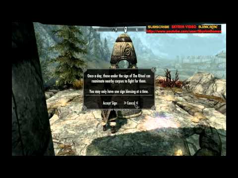 Skyrim - Ritual Stone map location
