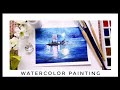 The Legend Of The Blue Sea Watercolor Painting Relaxing Art 34