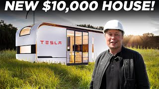 Tesla's NEW $10,000 Home For SUSTAINABLE Living! ️🔥
