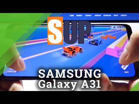 Discover Gaming Quality Test on Samsung Galaxy A31 - SUP Multiplayer Racing Gameplay