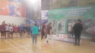 Турнир по бадминтону 2018г. Бронза в паре.Дочки спортсменки. Спорткомплекс Восток