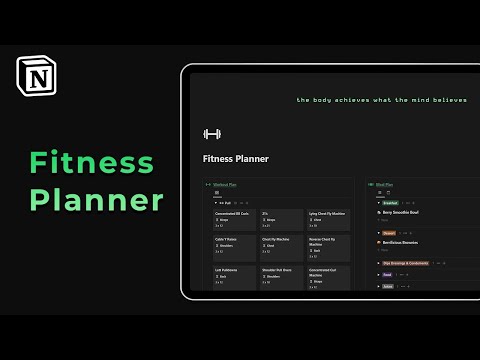 Fitness Planner | Prototion | Buy Notion Template