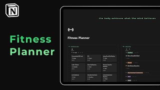 Workout Planner Tutorial（00:00:55 - 00:02:28） - How to create a Notion workout & meal planner