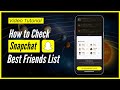 Check Your Rank On Someone S Snapchat Best Friends List