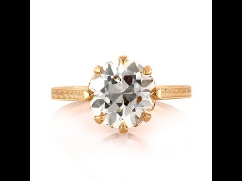 Mark Broumand - 3.40ct Transitional Cut Diamond Engagement Ring