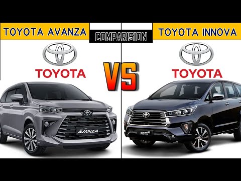 2022 Toyota Avanza vs Toyota Innova Comparison #philippines