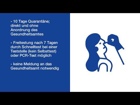 Die aktuellen Regeln zu Isolation & Quarantäne