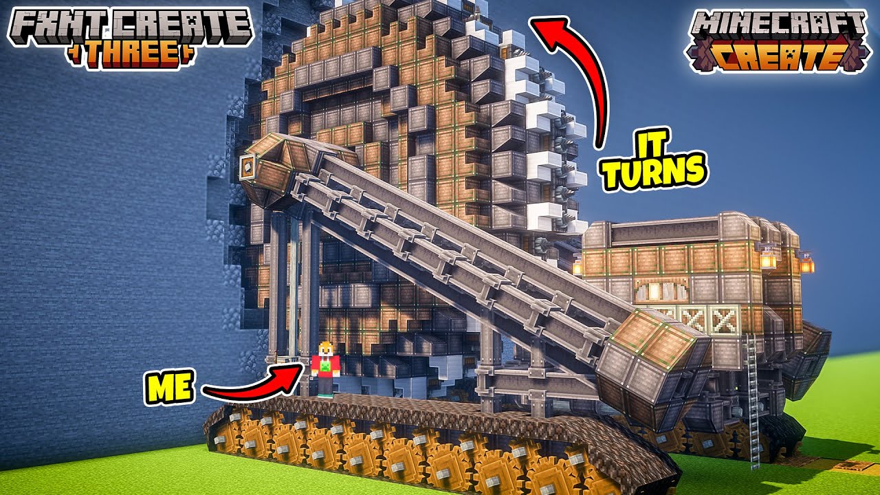 The Most REALISTIC Cobblestone Generator in Minecraft Create Mod