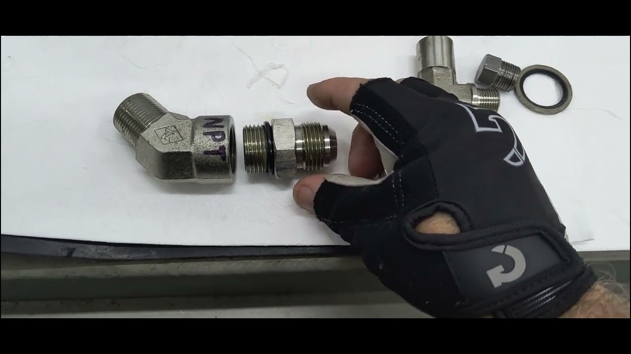 vídeo complementar de cavidades de conexão UNF,BSP e NPT.