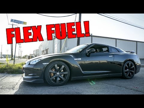 GT-R is ready for BIG POWER!! (Flex Fuel, Carbon Fiber Intakes Install)